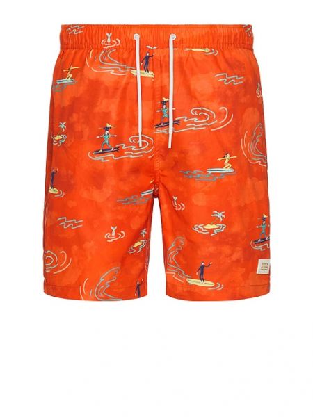 Short en tissu Scotch & Soda orange