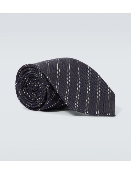 Cravată de mătase Tom Ford albastru