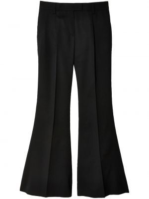 Μάλλινο παντελόνι Prada μαύρο
