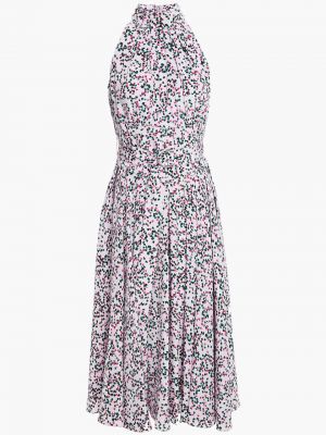 Шелковое vestito midi plissettato Diane Von Furstenberg, lilla