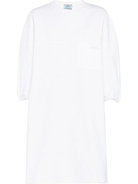 Mini vestido Prada blanco