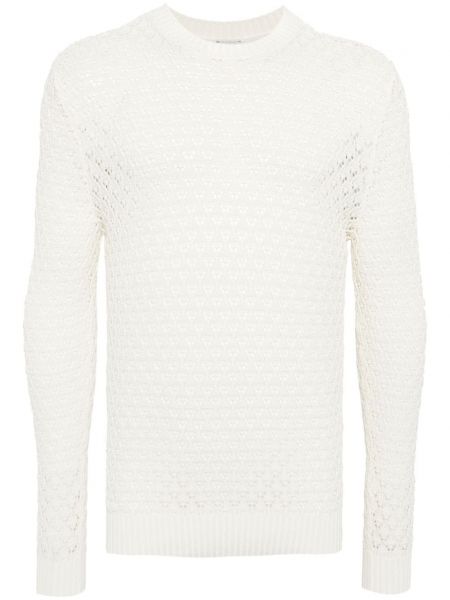 Sweter bawełniany Eleventy biały