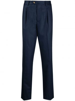 Pantaloni plissettati Brunello Cucinelli blu