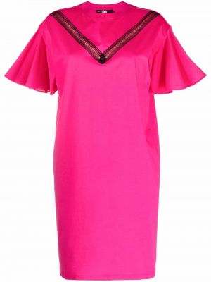 Blonder jersey dress Karl Lagerfeld rosa