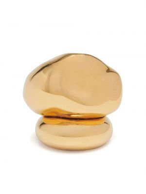 Ασύμμετρο δαχτυλίδι Alexander Mcqueen χρυσό