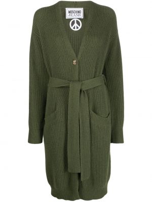 Cardigan tricotate Moschino Jeans verde