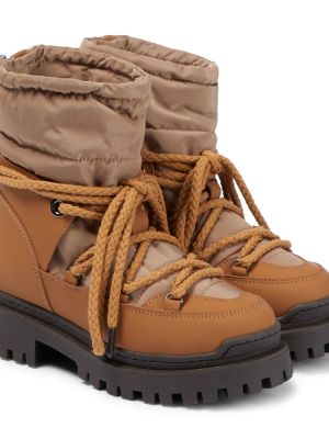 Ankle boots skórzane ze skóry ekologicznej Inuikii białe