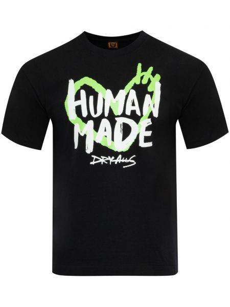 Baskılı tişört Human Made siyah