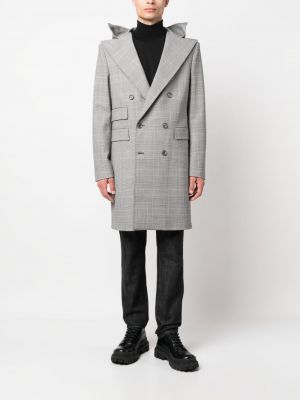 Kostkovaný kabát Moschino