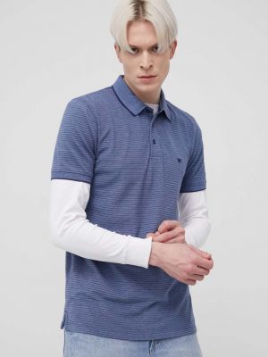 Тениска с дълъг ръкав с принт Wrangler синьо