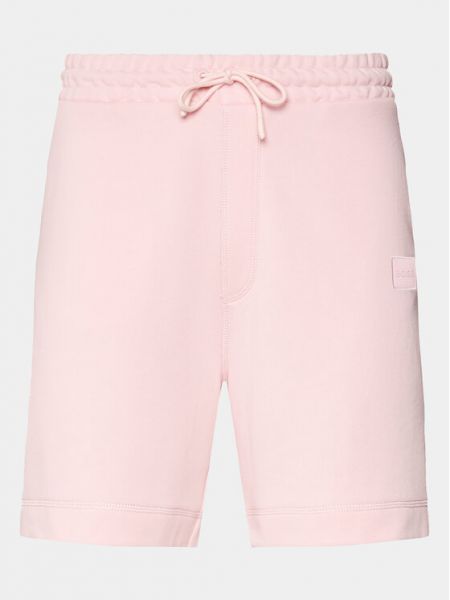 Pantaloni scurți de sport Boss roz