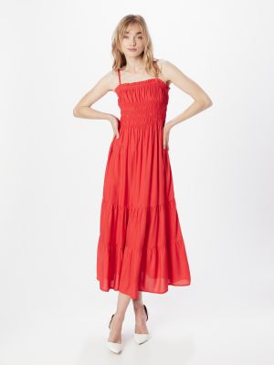 Dlouhé šaty Sisters Point červená