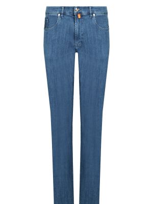 Прямые джинсы Mandelli синие