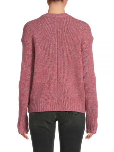 Кашемировый шерстяной свитер 360 Sweater розовый