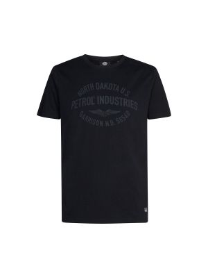 Camiseta de cuello redondo Petrol Industries negro