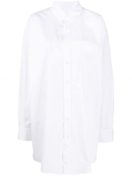 Camisa con botones oversized Maison Margiela blanco