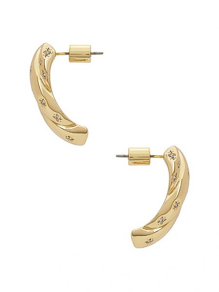 Boucles d'oreilles à boucle Electric Picks Jewelry doré