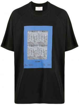 Βαμβακερή μπλούζα με σχέδιο Song For The Mute μαύρο