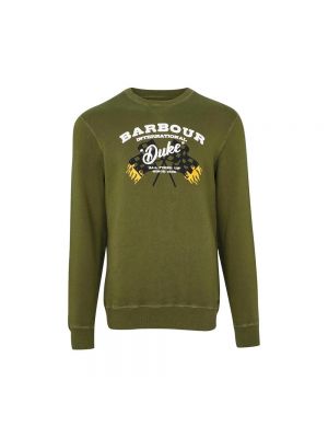 Retro sweatshirt Barbour grün