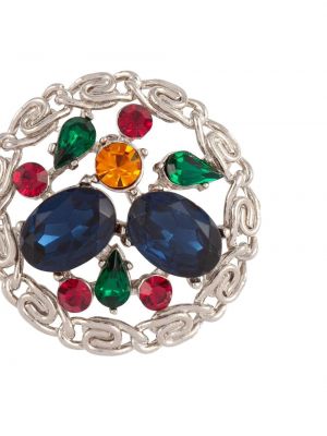 Kolczyki z kryształkami Susan Caplan Vintage srebrne