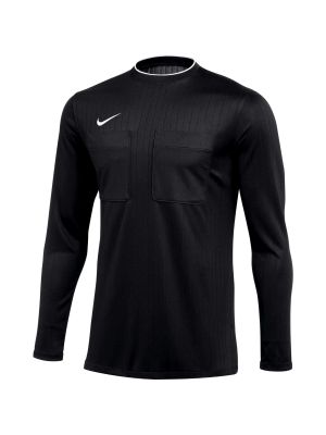 Džerzej priliehavé tričko s dlhými rukávmi Nike čierna