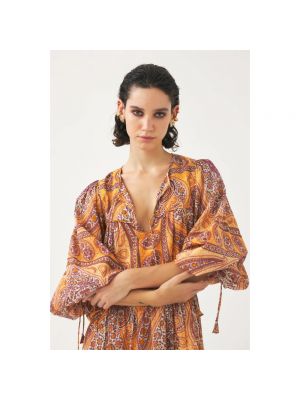 Sukienka mini Antik Batik pomarańczowa