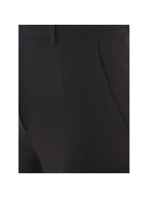 Pantalones de cintura alta Giorgio Armani negro