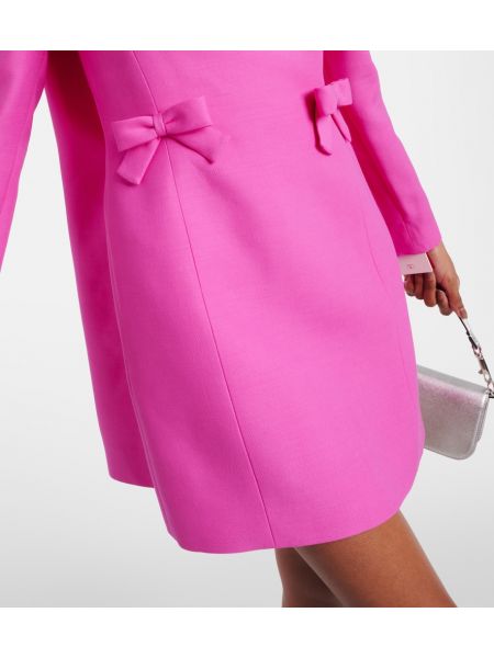 Mini vestido con lazo Valentino rosa