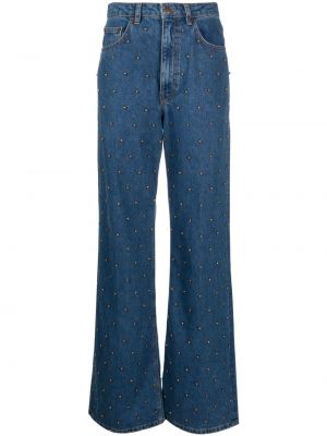 Jeans con perline baggy Farm Rio
