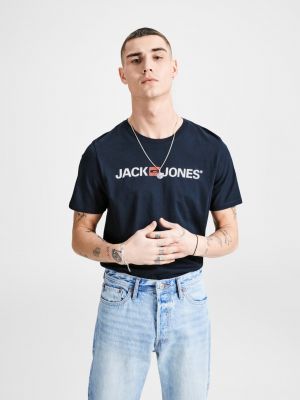 Polo krekls ar apdruku Jack & Jones zils