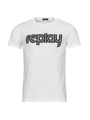 T-shirt Replay bianco