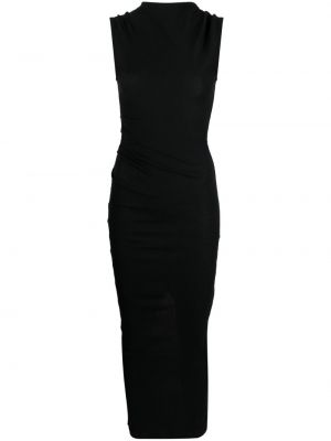 Pletené šaty Helmut Lang čierna