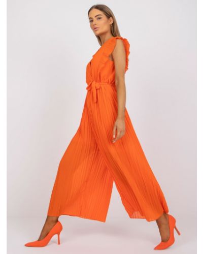 Tuta jumpsuit Fashionhunters, arancione