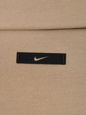 Fleecová bunda Nike khaki
