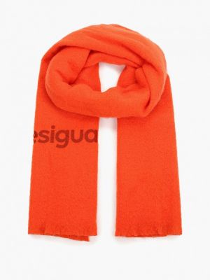 Оранжевый шарф Desigual