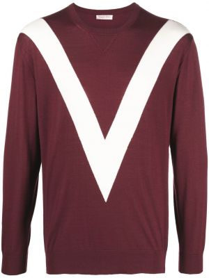 Μάλλινος πουλόβερ με σχέδιο Valentino Garavani