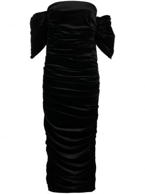 Кадифена вечерна рокля Ana Radu черно