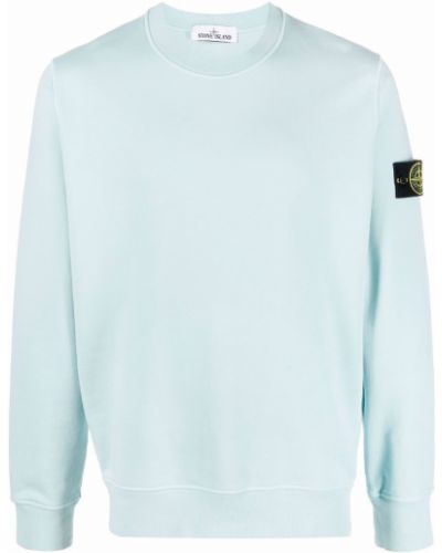 Rund hals sweatshirt Stone Island blå