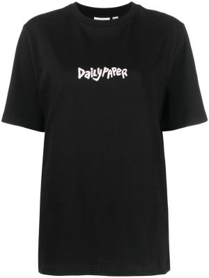 Bavlnené tričko Daily Paper čierna