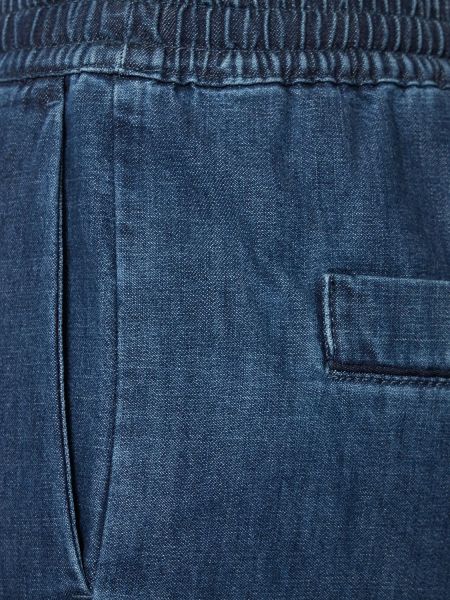 Laza szabású nadrág Valentino kék