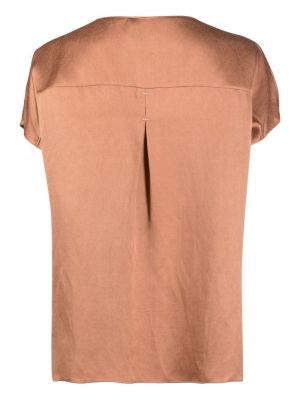 Bluse mit v-ausschnitt Alysi braun