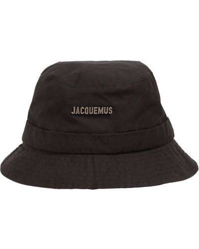 Бавовняна шапка Jacquemus, чорна