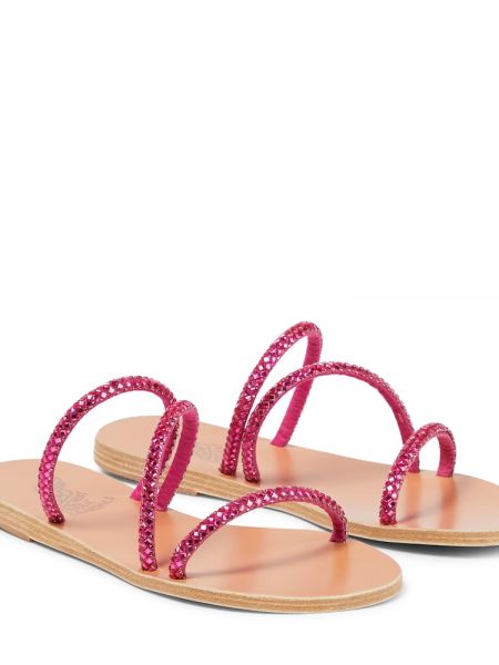Sandali di pelle Ancient Greek Sandals rosa