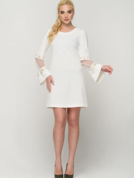 Платье Ricamare белое