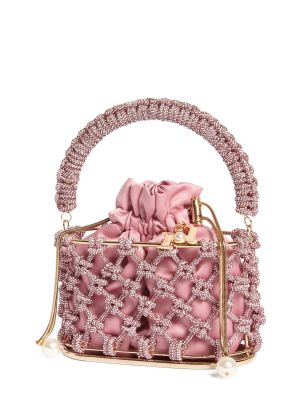 Τσάντα με πετραδάκια Rosantica ροζ