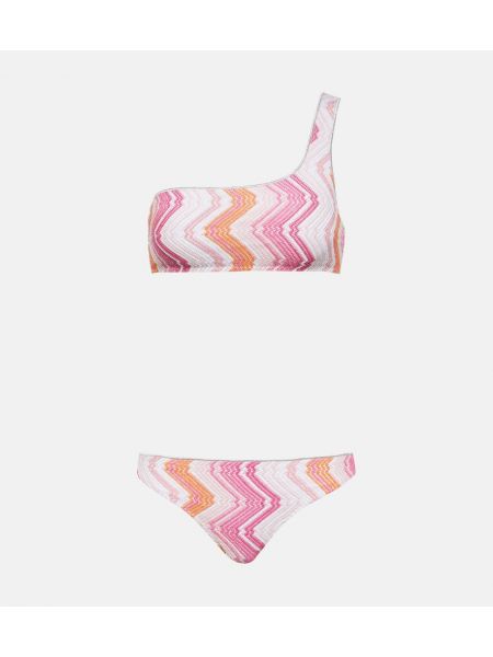Bikini mit print Missoni pink