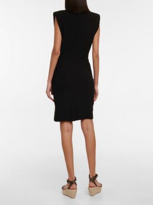 Pamučna midi haljina Isabel Marant crna