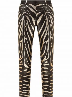 Панталон с принт с принт зебра Dolce & Gabbana