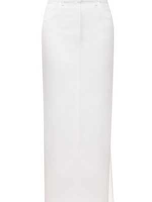Джинсовая юбка Forte Dei Marmi Couture белая