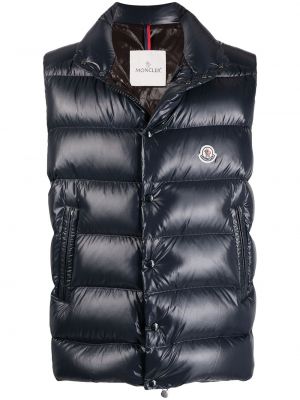 Vattert vest Moncler blå